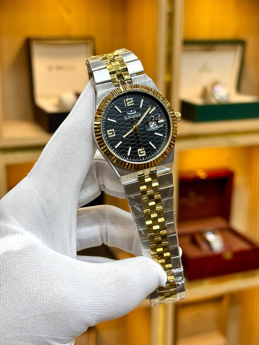 ELEGANCE (Orignal) Silver & Golden Color New Model Quartz movement