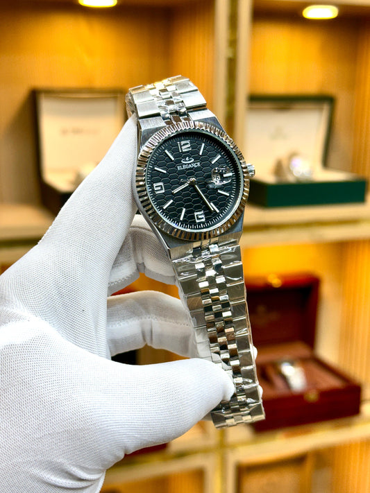 ELEGANCE (Orignal) Silver & Golden Color New Model Quartz movement