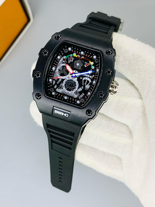 Bariho Sport Chronograph Watch Black Strap